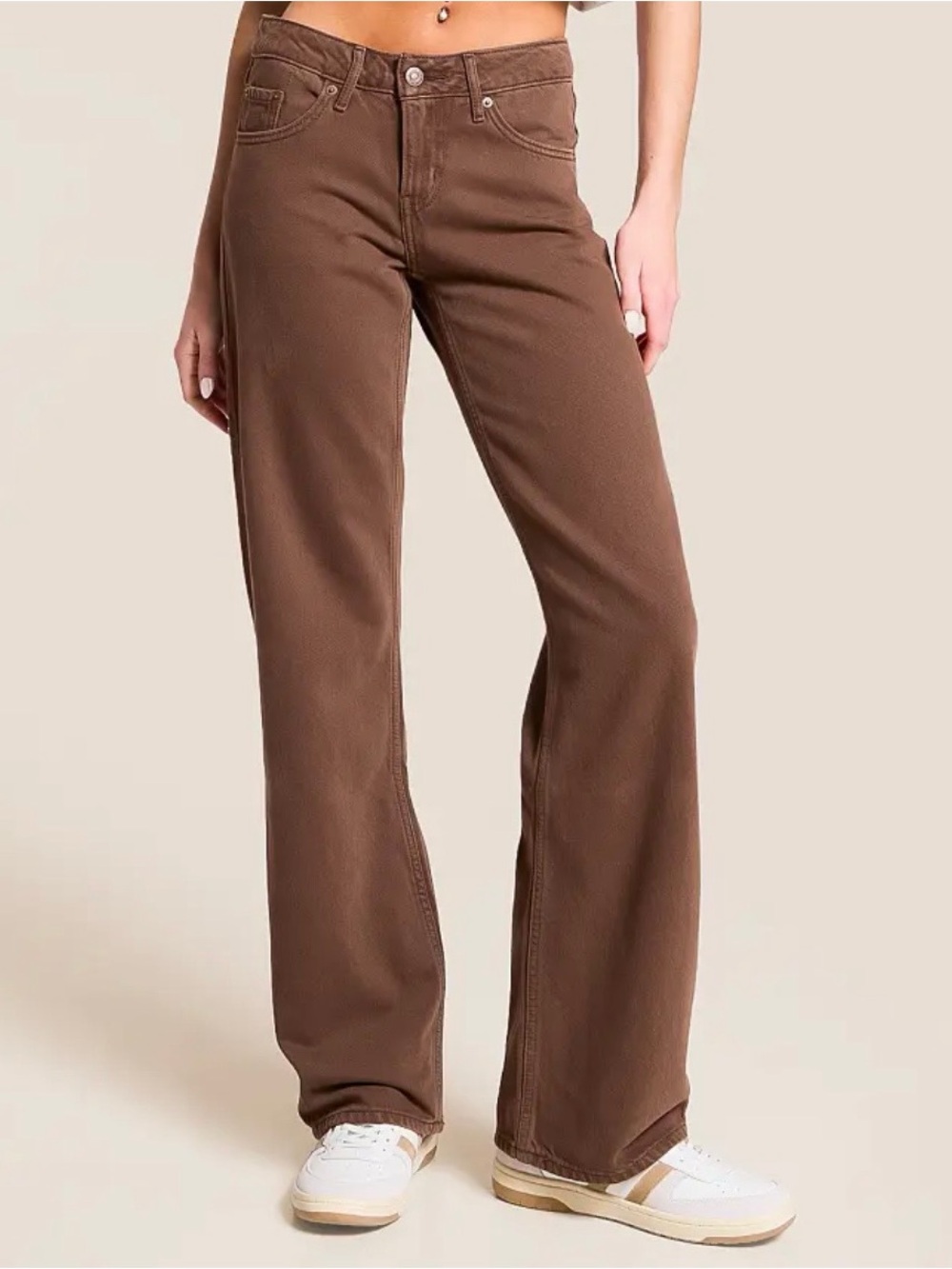 Levi's Low Loose Women’s Jeans (Washed Bracken - Brown; Size: 26)